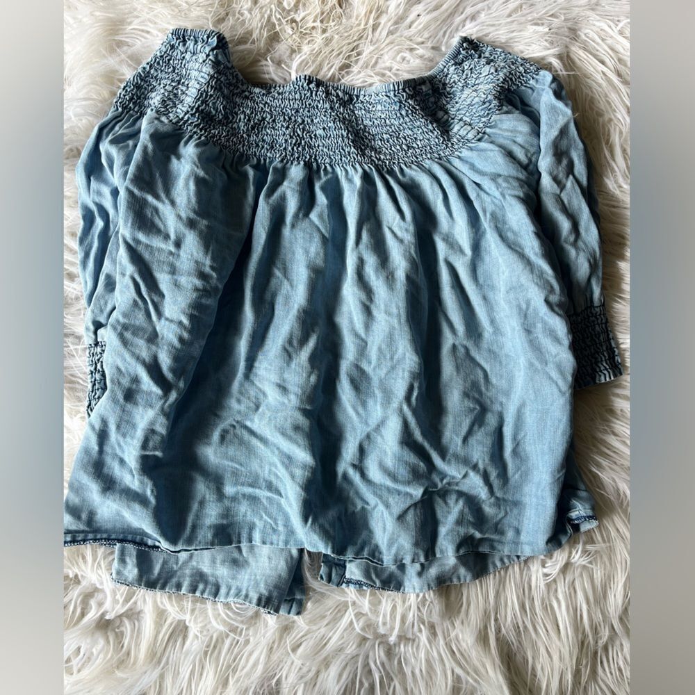 Miss me denim button down shirt medium - Picture 6 of 6